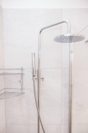 Shower, hair dryer