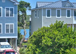 Exterior - 3BR 2BA House - Ocean Views, Walk to Beach, Dog Friendly, Sleeps 8 (Oak Island)
