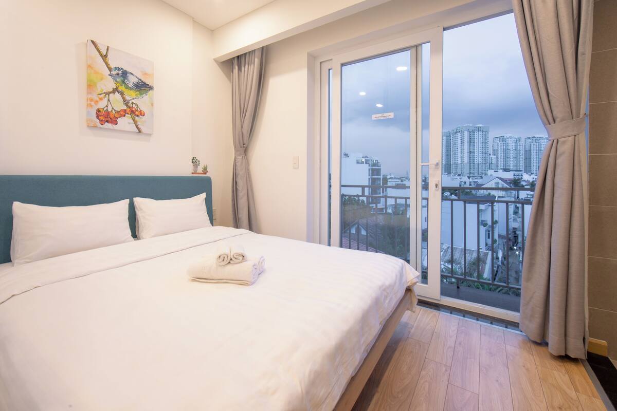 1 bedroom, memory-foam beds, soundproofing, iron/ironing board