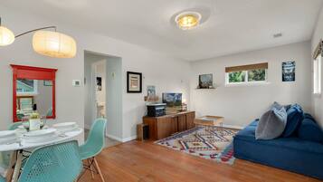 House, Multiple Beds, Kitchen, Garden View (629 Lesser Drive) | Living area | 65-inch flat-screen TV with digital channels, TV