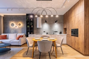 Comfort Apartment | Private kitchenette | Fridge, stovetop, espresso maker, electric kettle