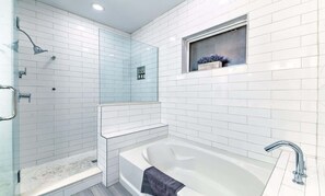 Shower, hair dryer