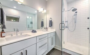 Shower, hair dryer