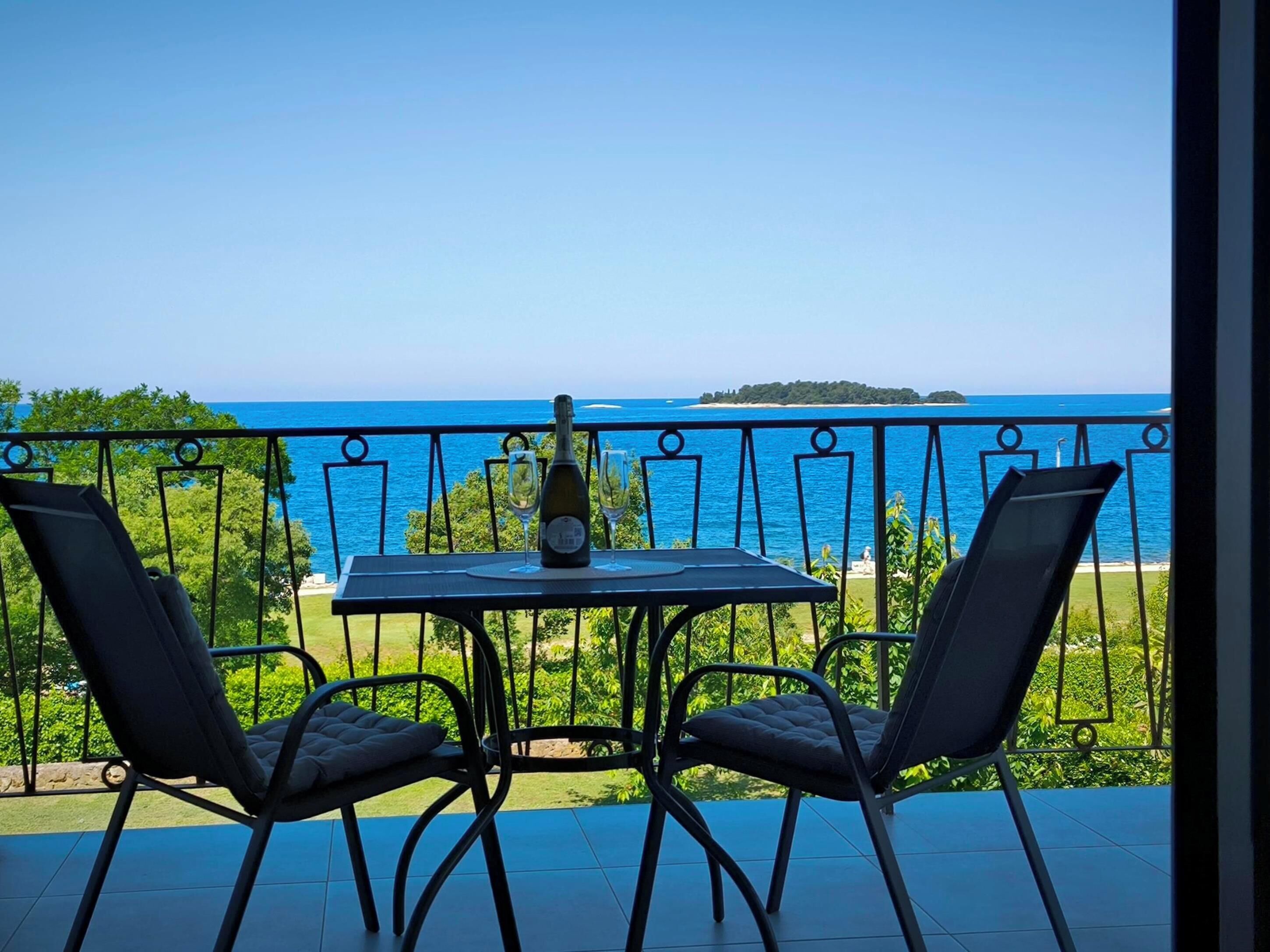 Double Room, Balcony, Sea View | Terrace/patio