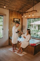 Luxury Cabin, Lake View | Premium bedding, minibar, individually decorated, desk