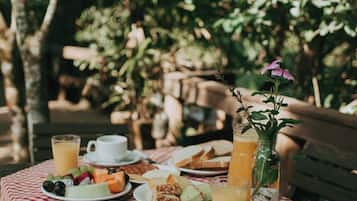 Frokostbuffé er inkludert hver dag