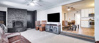 Hike + Relax Fireside! Family Getaway in Overgaard