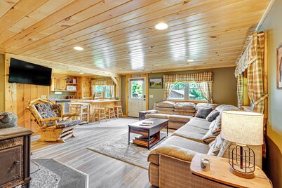 西丹維爾鄉村小屋附有露台和火坑