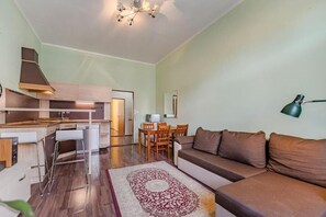 Living area - 1bdr apartment - Prague 3 (Prague)