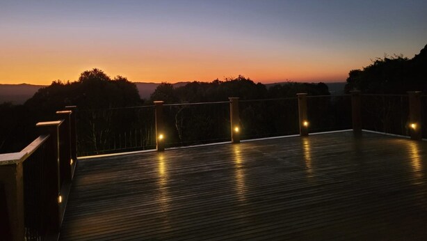 Honeymoon Cabin, Jetted Tub, Mountain View | Pemandangan dari hartanah
