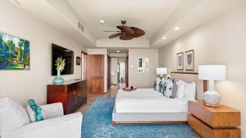 2 habitaciones, tabla de planchar con plancha, cuna de viaje y internet