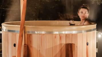 Idromassaggio all'aperto