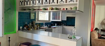 Bright bedroom in a family house