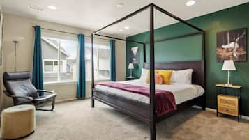 3 bedrooms, desk, iron/ironing board, WiFi