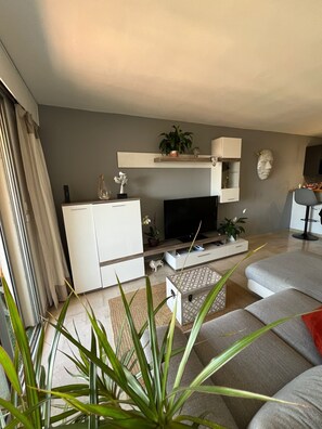 Living area - Charming & Quiet 3P Panoramic view / Private farm parking (Nice)