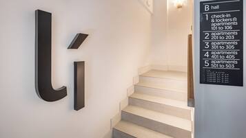 Interior entrance
