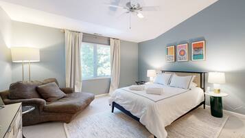 2 chambres, fer et planche à repasser, accès à Internet, literie fournie