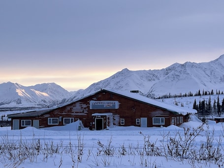 Ansicht von oben. Cantwell Cabins