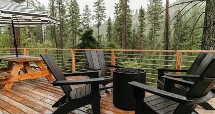 The BIKE HAUS: A Montana Tiny Cabin Forest Retreat