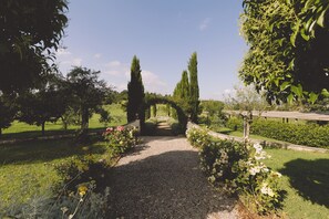 Property grounds - Family Apartment  in the heart of Tuscany with swimming pool (Da Vinci) (cortona)