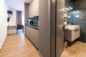 Interior - Studio mit Pool und Balkon (Krk)