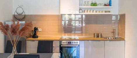 ثلاجة، فرن، موقد طهي مسطح، غسالة أطباق