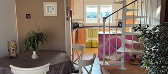 Magnificent duplex penthouse with pool 5 minutes from the beach