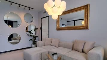 Apartment, Sea View | Living area