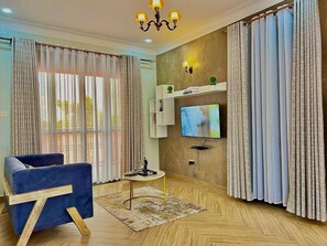Business Apartment | Living area - Eden Homes (Kampala)