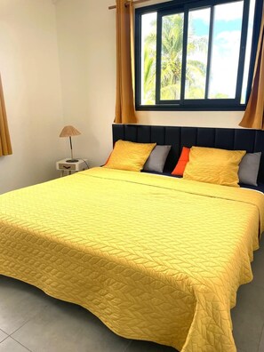 1 bedroom, iron/ironing board, travel crib, free WiFi