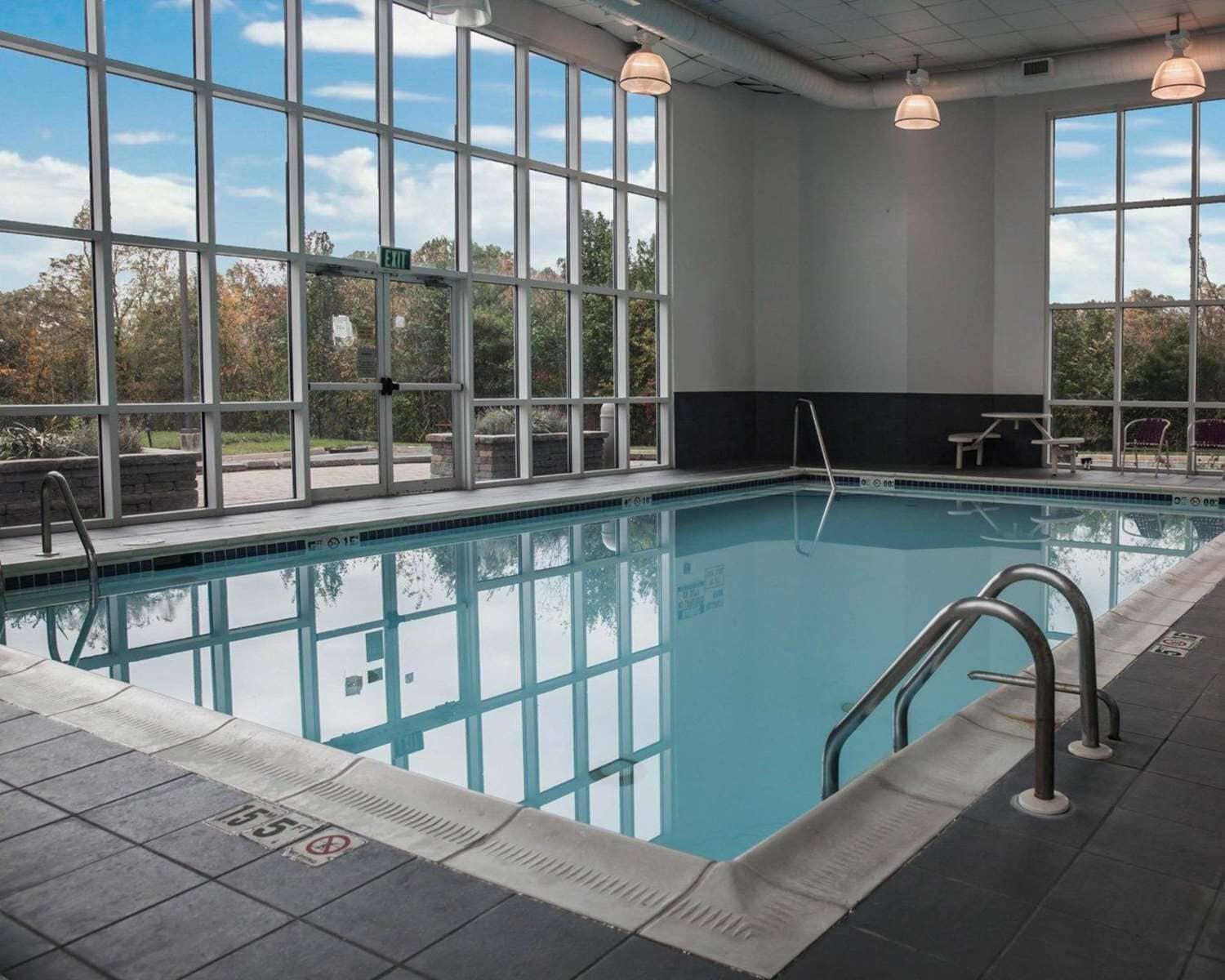 Indoor pool, outdoor pool
