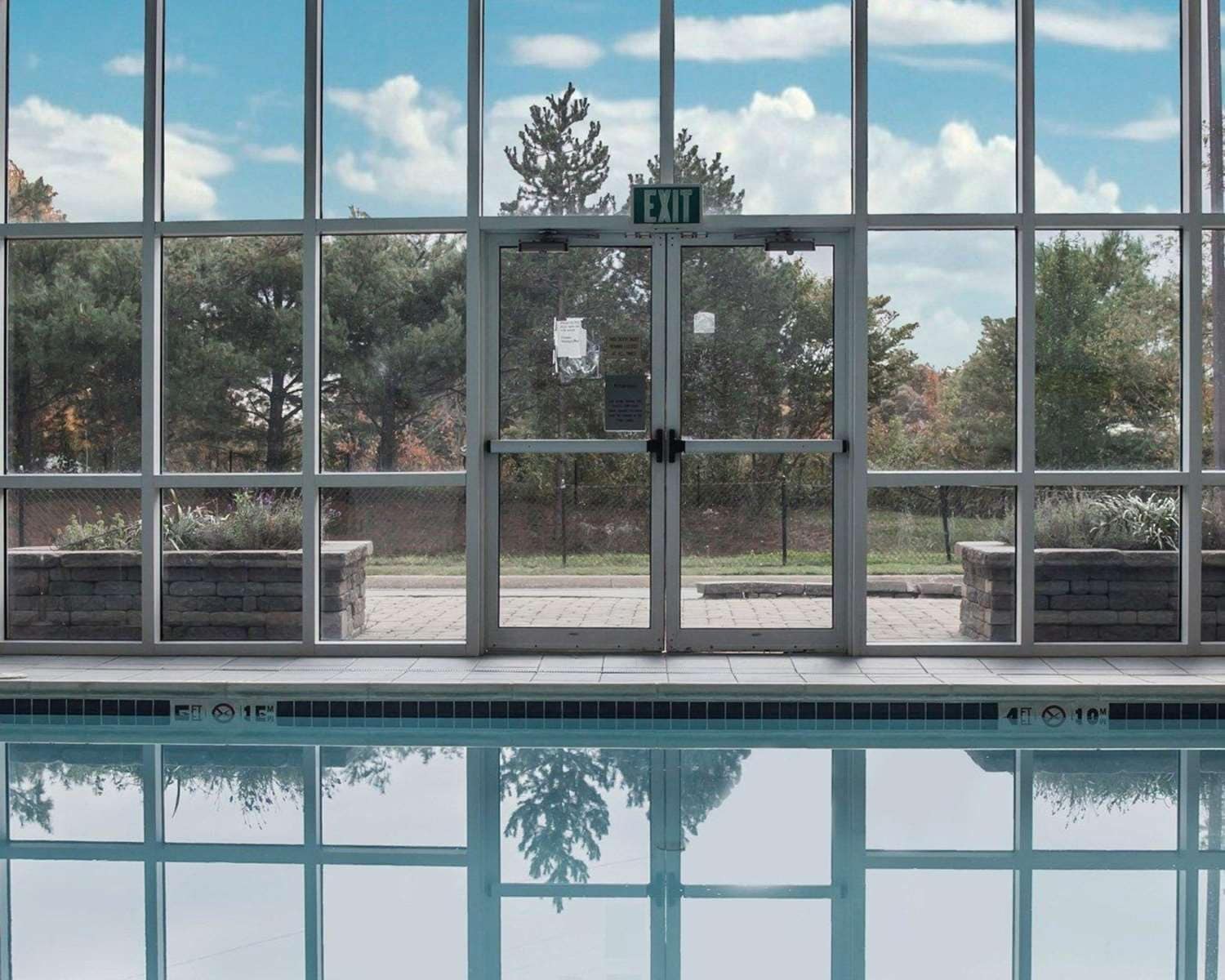 Indoor pool, outdoor pool