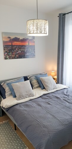 Apartment for 4 people with garage, WiFi and air conditioning