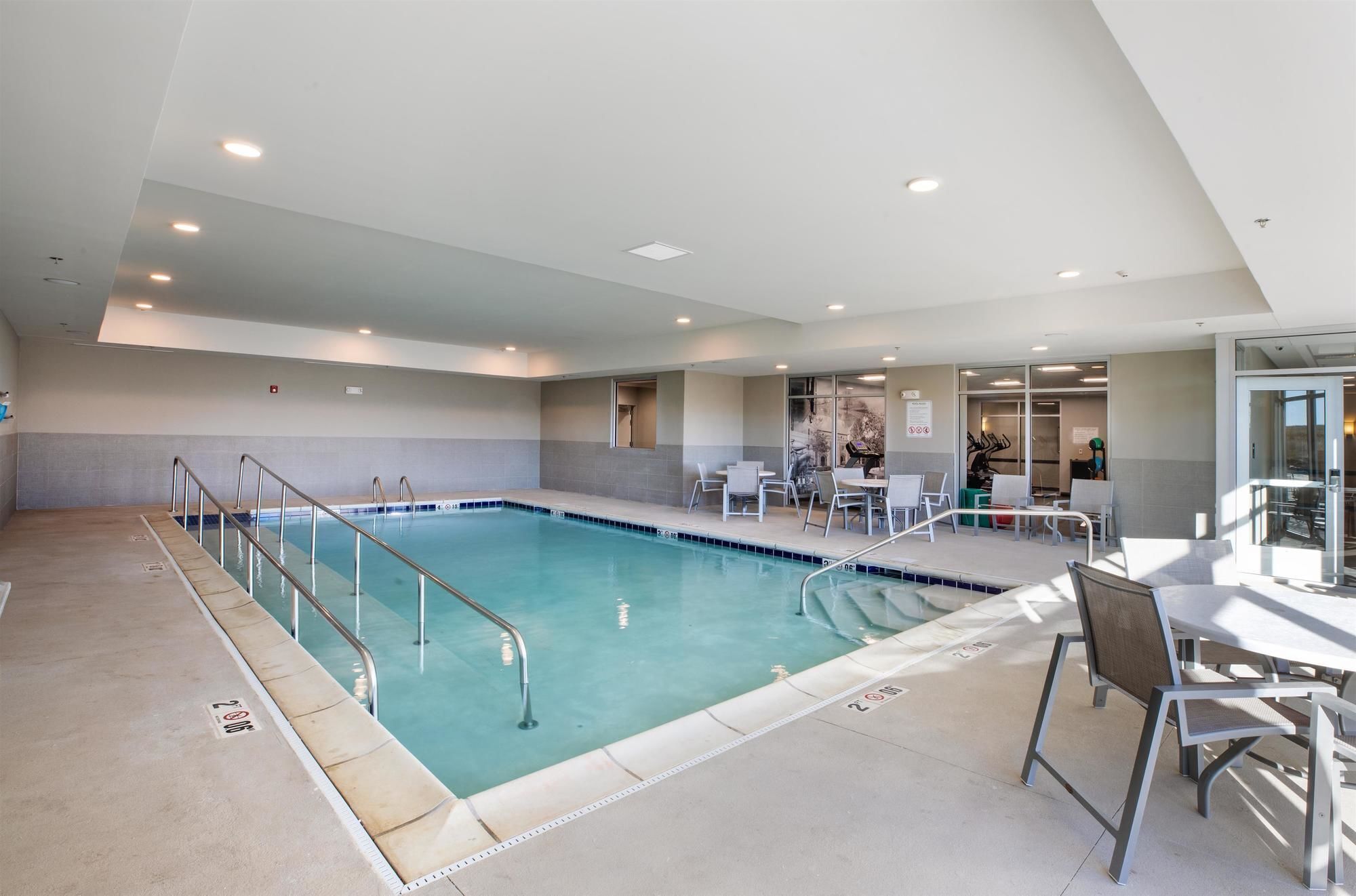 Indoor pool, outdoor pool