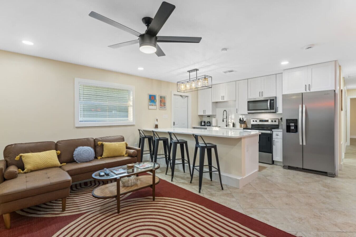 TV, books, stereo, computer monitors