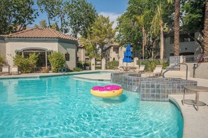 Piscine ext�érieure, piscine chauffée