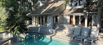 Hilton Head 4 Room Palmetto Dunes House- Private Pool Easy Walk or Bike to Beach