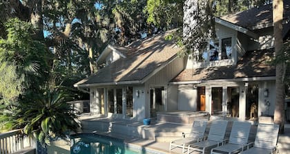 Hilton Head 4 Room Palmetto Dunes House- Private Pool Easy Walk or Bike to Beach