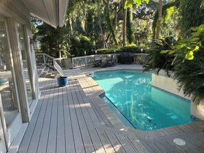 Pool - Coastal Oasis in Palmetto Dunes Resort - Private Pool Easy Walk or Bike to Beach (Hilton Head Island)