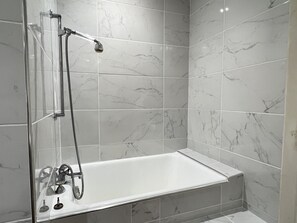 Shower, hair dryer