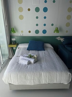 開放式客房 (LAHOLA 5) | 高級寢具、羽絨被、遮光布/窗簾、隔音