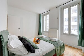 2 Schlafzimmer, Bügeleisen/Bügelbrett, kostenloses WLAN, Bettwäsche