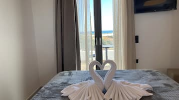 Quarto casal ou duplo luxo, vista para o mar | Fachada da propriedade
