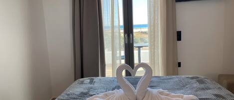 Deluxe-Doppel- oder -Zweibettzimmer, Meerblick | Fassade der Unterkunft