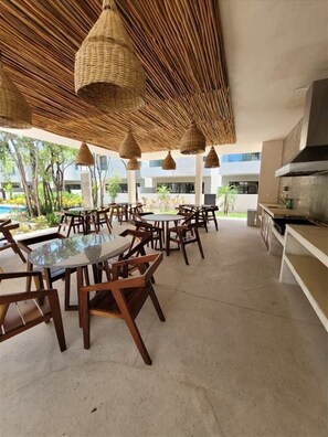 Opções para refeição ao ar livre