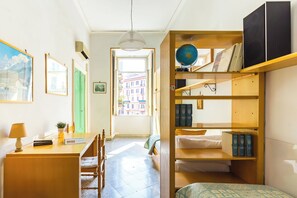 Apartment, Balcony | 2 bedrooms, desk, laptop workspace, iron/ironing board