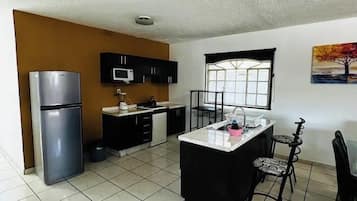 Microwave, oven, dishwasher, toaster