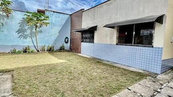 Quarto casal econômico | Terraço/pátio