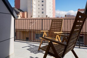 Terrace/patio - Apartment 'Pardo 3' with Private Terrace, Wi-Fi and Air Conditioning (León)