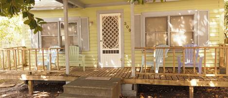 Façade de l’hébergement